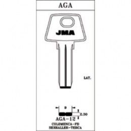 LLAVIN LATON SEGURIDAD AGA-12