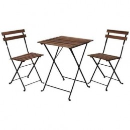 CONJUNTO BISTRO 3 PZ MADERA...
