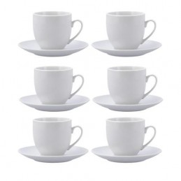 SET 6 TAZAS CON PLATO...