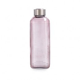 BOTELLA VIDRIO ROSA ACERO...